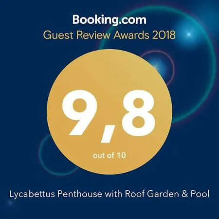 Lycabettus Hill Penthouse, Private Roof Garden & Pool Apartment